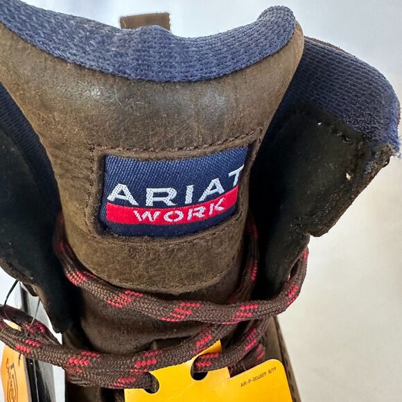 Ariat Men's Turbo 6" USA Assembled H2O Carbon Toe Work Boots 10036739 13D Brown - Picture 15 of 16